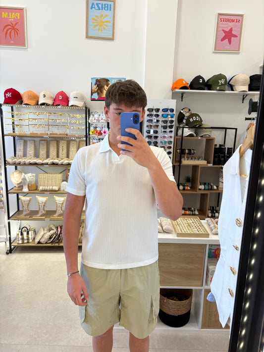 Polo blanc