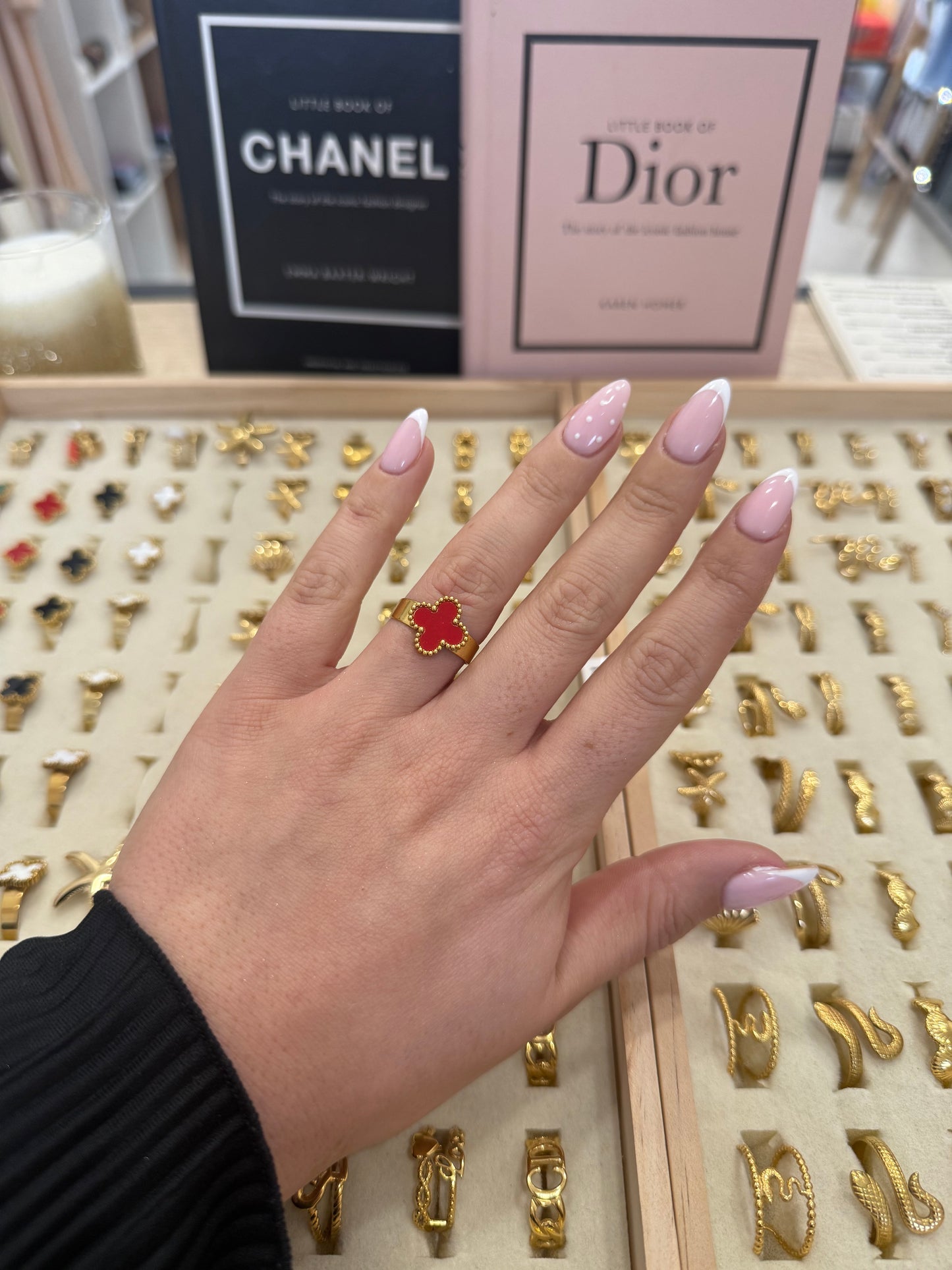 Bague « Lisa » rouge