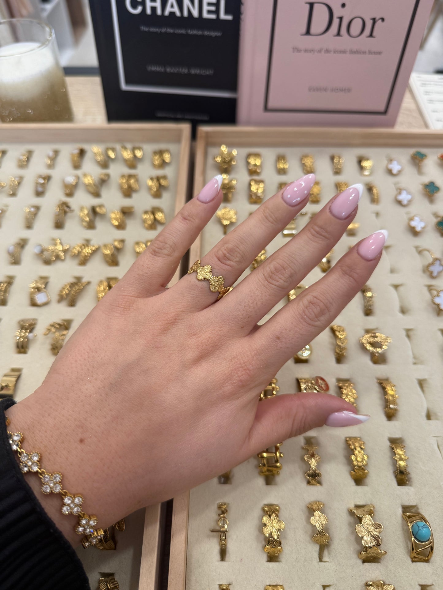 Bague « Helena » dorée