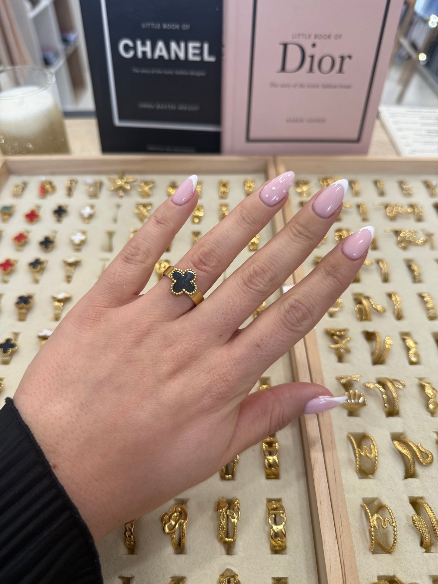 Bague « Lisa » noire