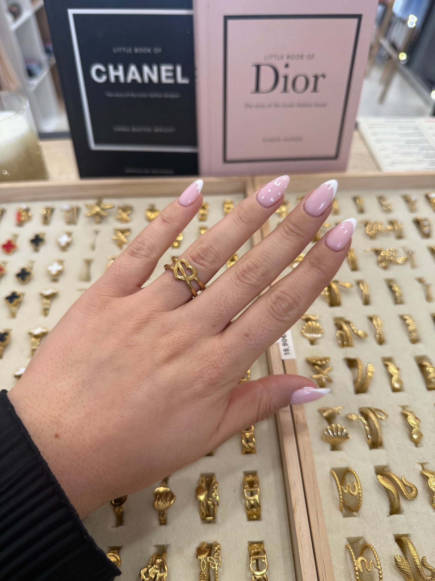 Bague « Coeur » 2 dorée