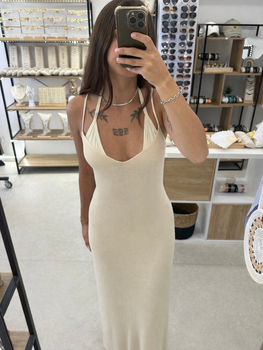 Robe de Plage beige