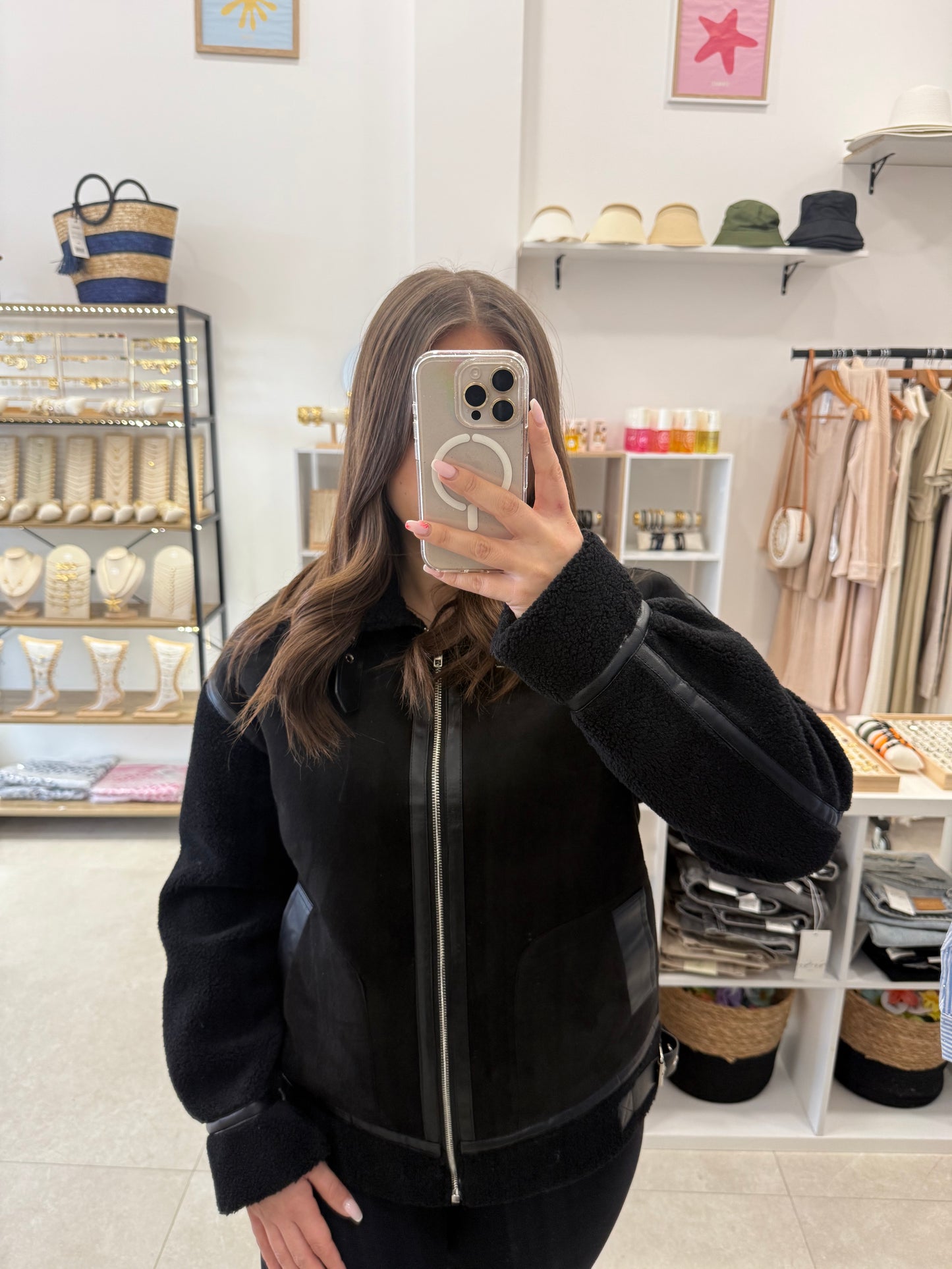 Veste Bombardier Noir