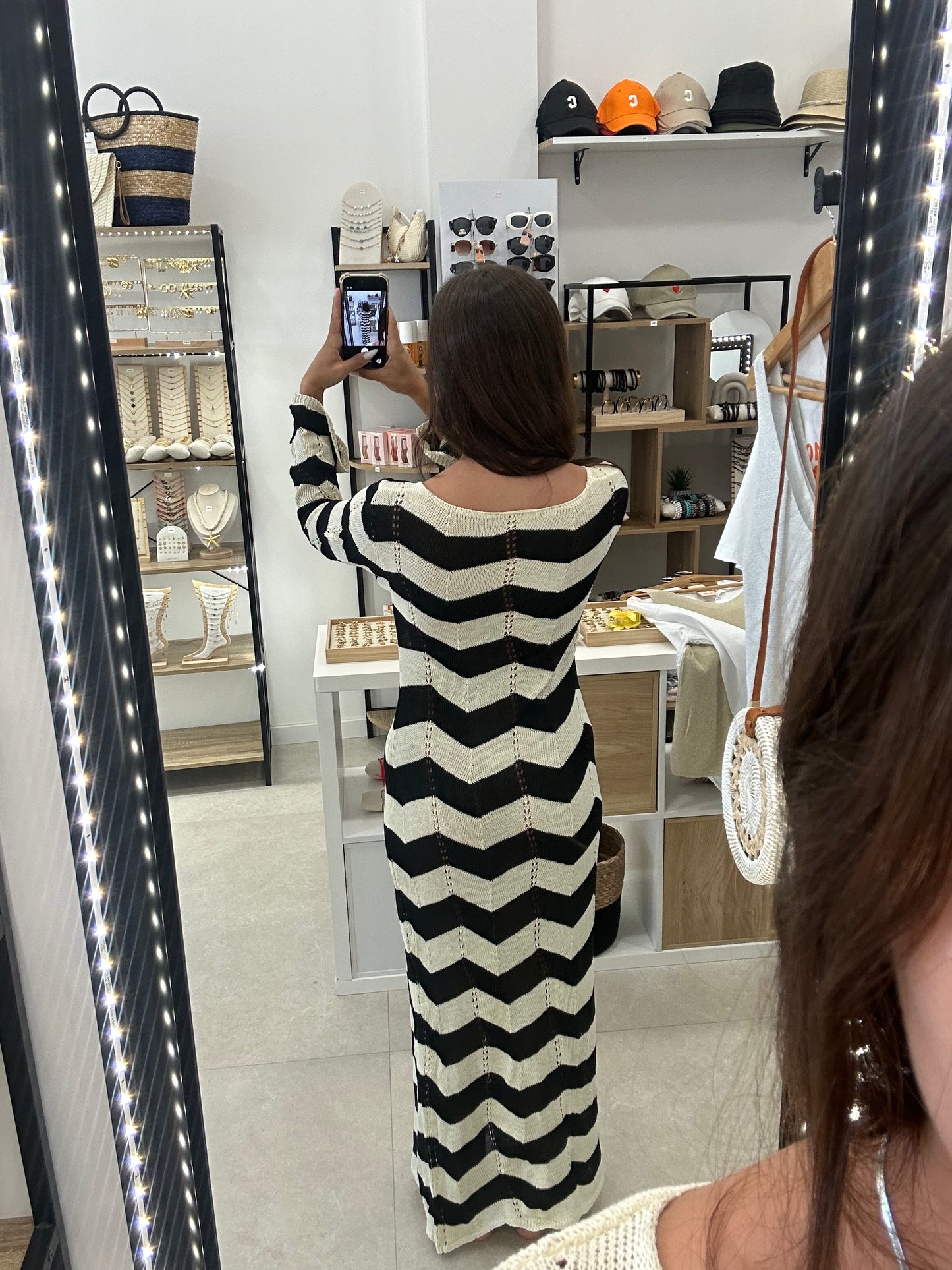 Robe de Plage à rayures