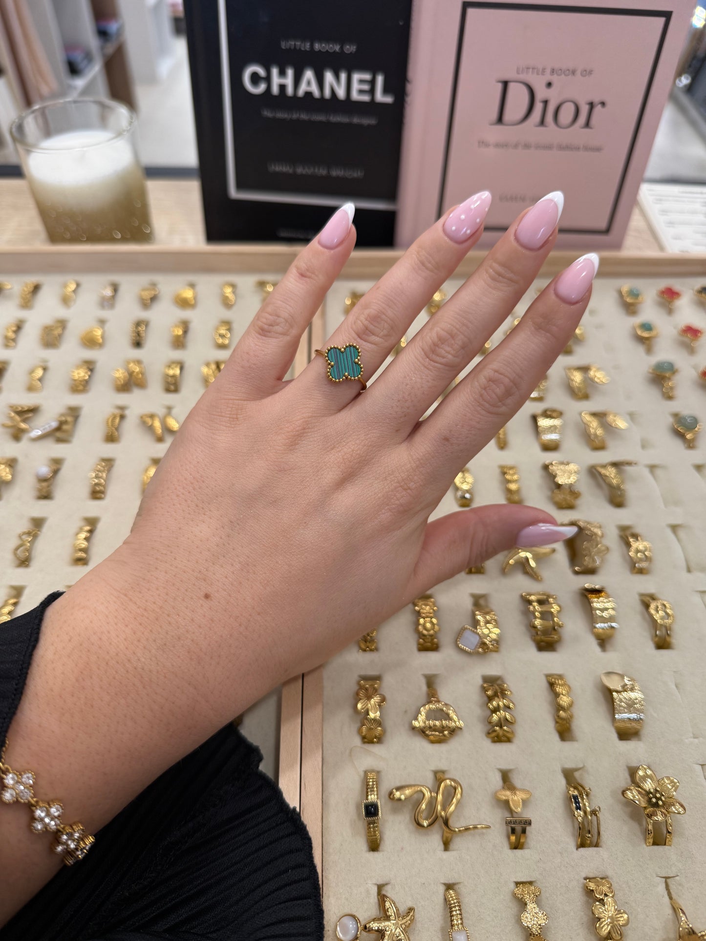 Bague « Davia » verte