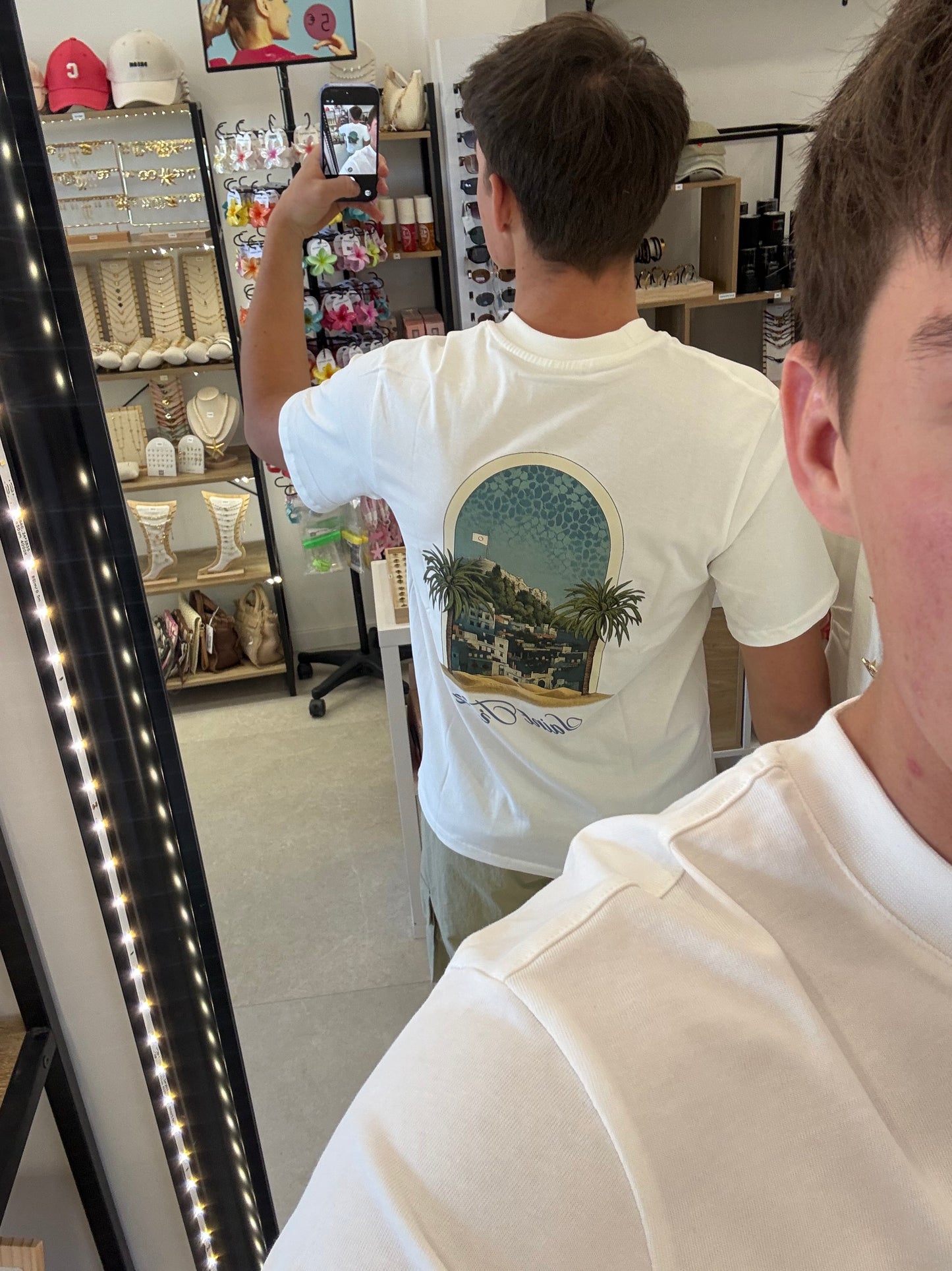Tee shirt « Saint Tropez » blanc