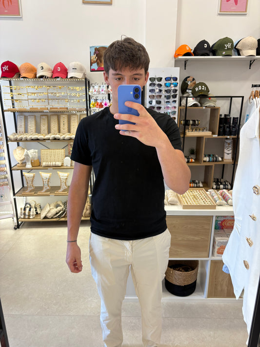 Pantalon à pinces beige