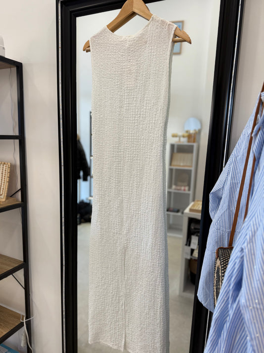 Robe moulante blanche