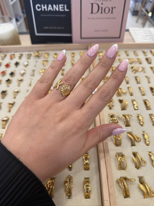 Bague « Marina » dorée