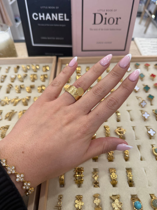 Bague « Gioia » dorée