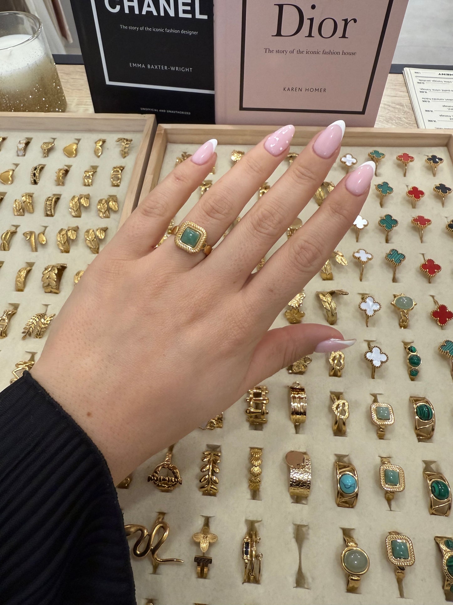 Bague « Leana » verte