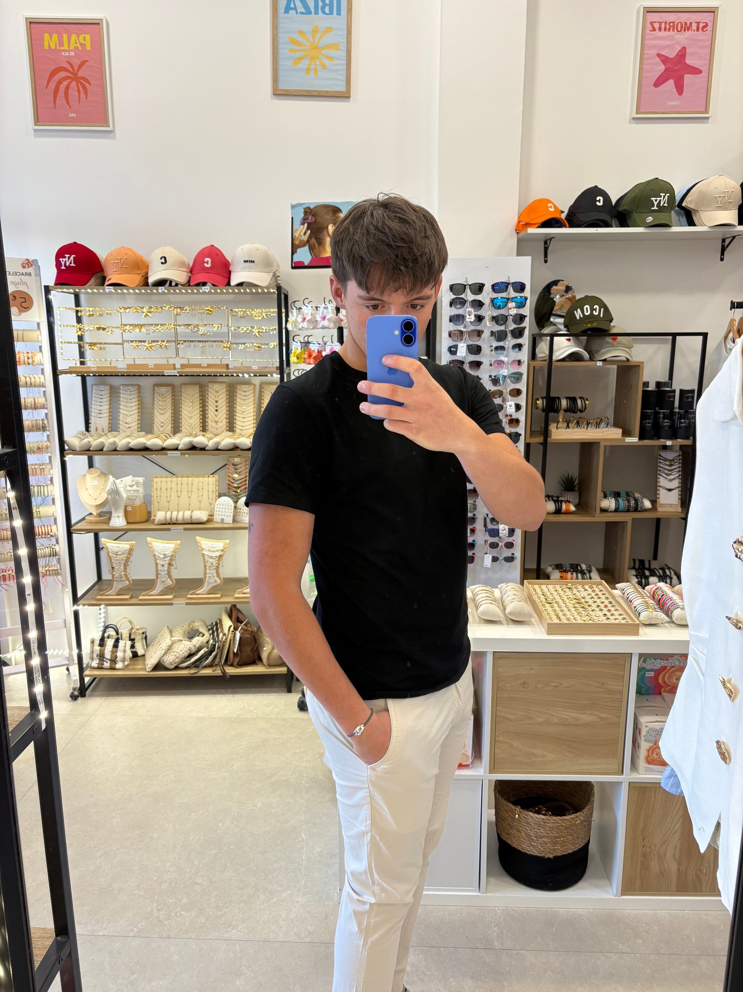 Pantalon à pinces beige