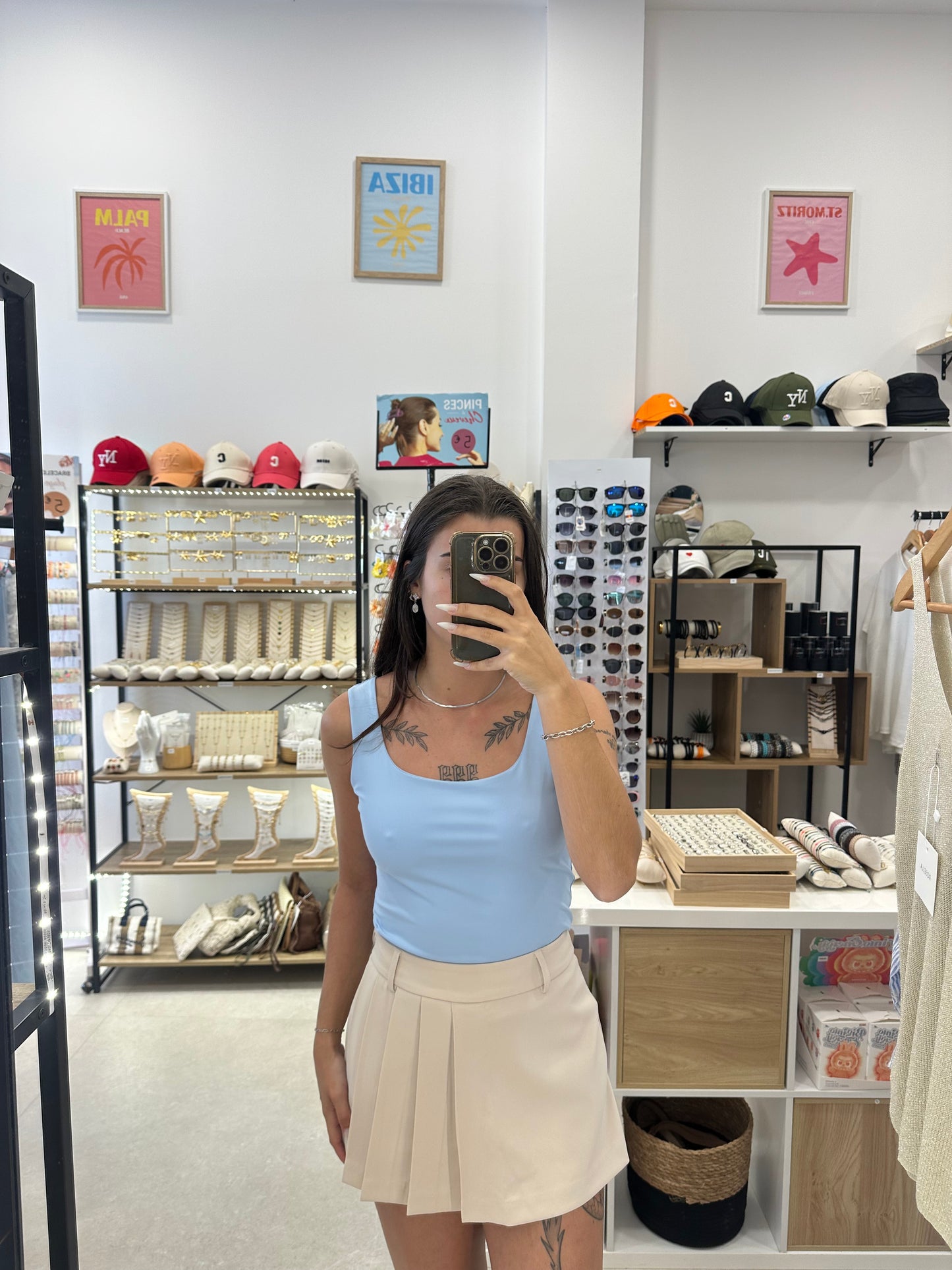 Top bleu