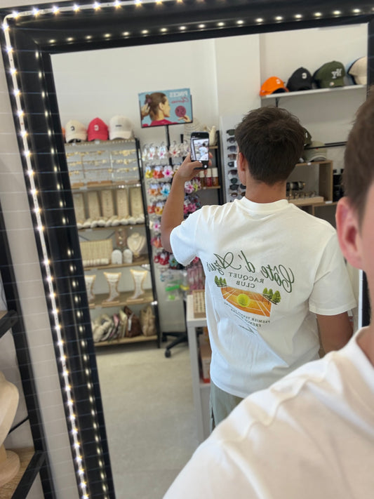 Tee shirt « Racquet Club » blanc