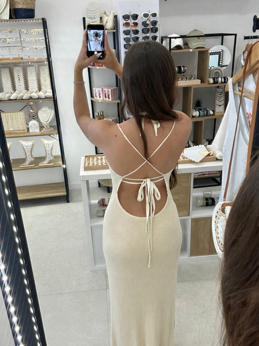 Robe de Plage beige