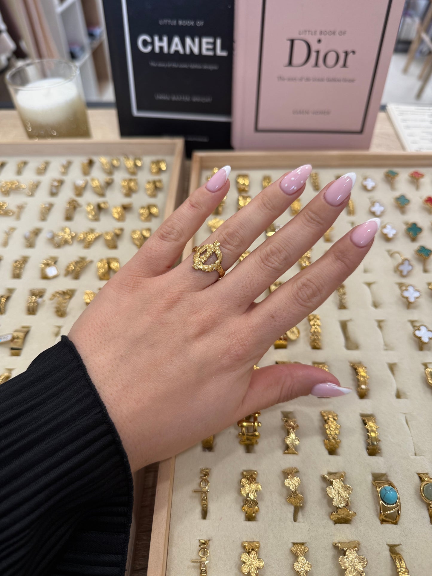 Bague « Anna » dorée