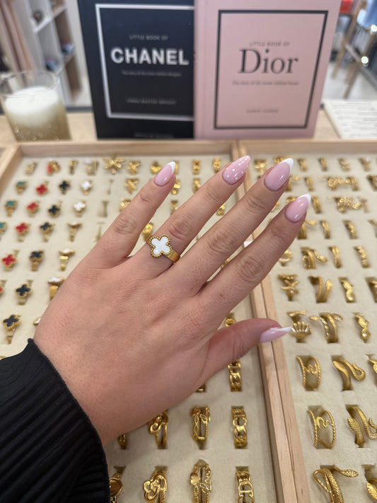 Bague « Lisa » blanche