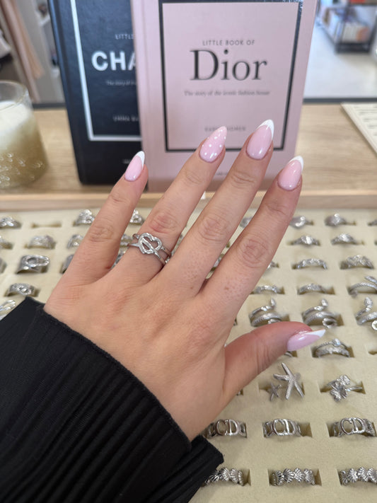 Bague « Coeur » 2 argentée