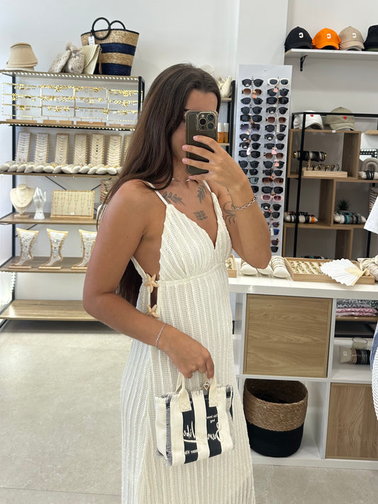 Robe de plage à coquillages