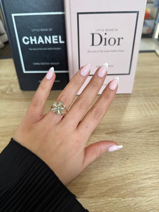 Bague « No Stress » dorée