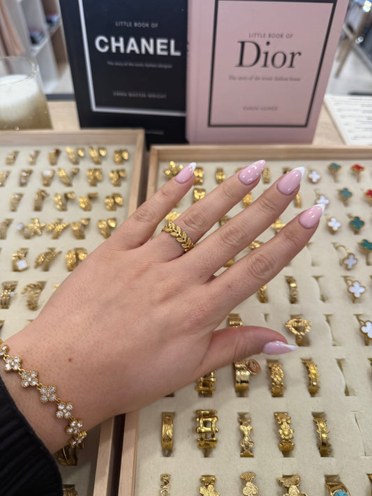Bague « Carla » dorée