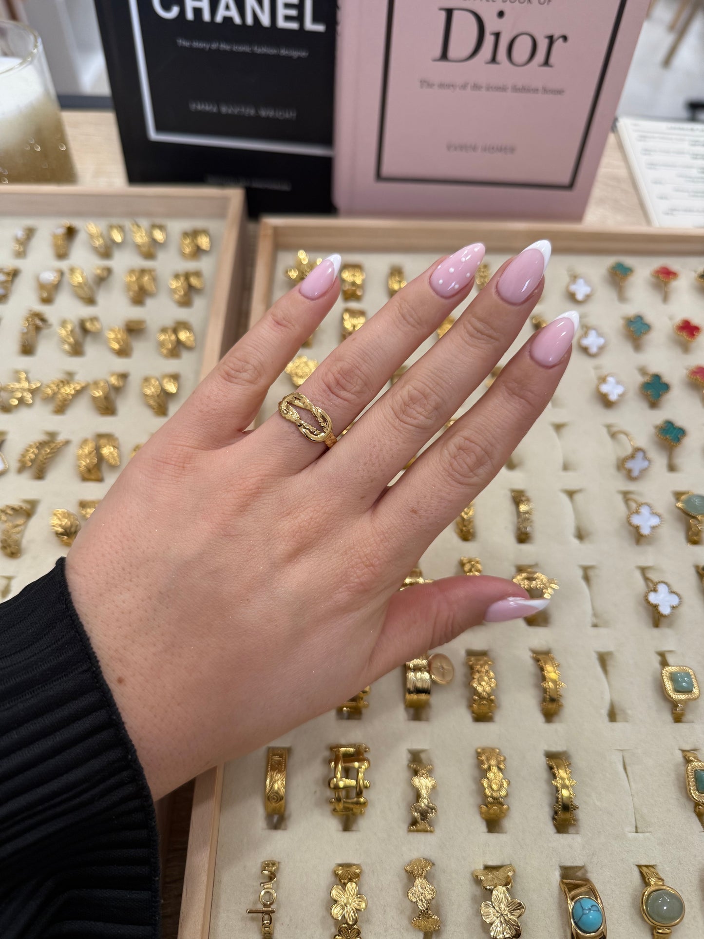 Bague « Diana » dorée