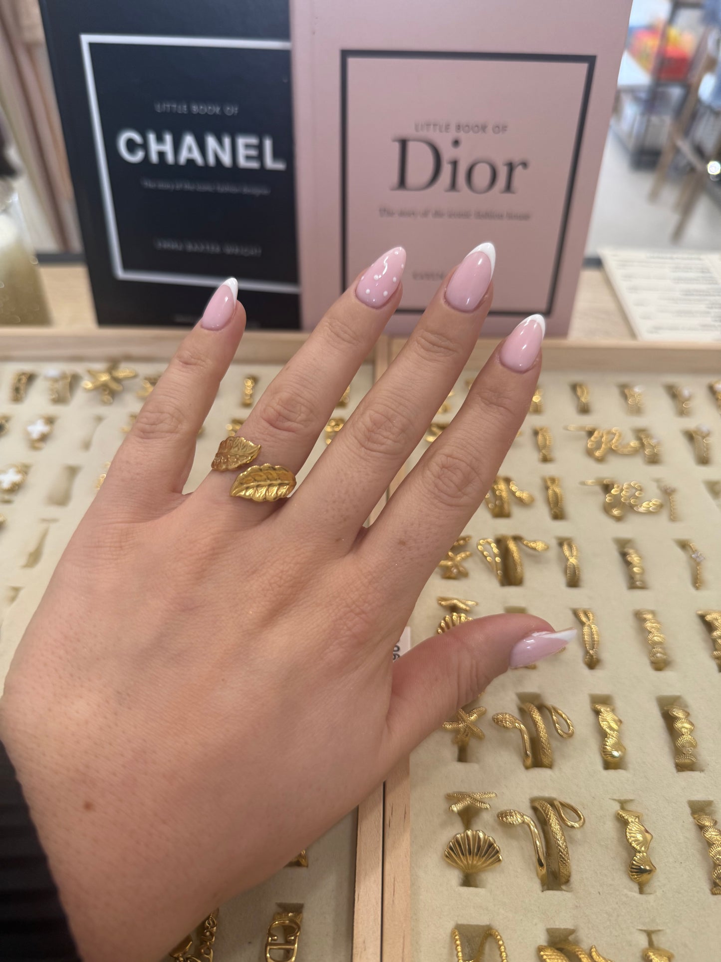 Bague « Rosélia » dorée