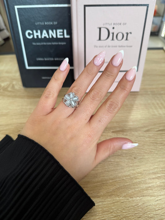 Bague « No Stress » argentée