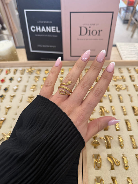 Bague « Médusa » dorée