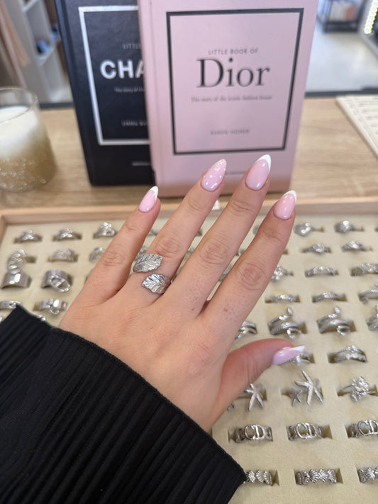 Bague « Rosélia » argentée