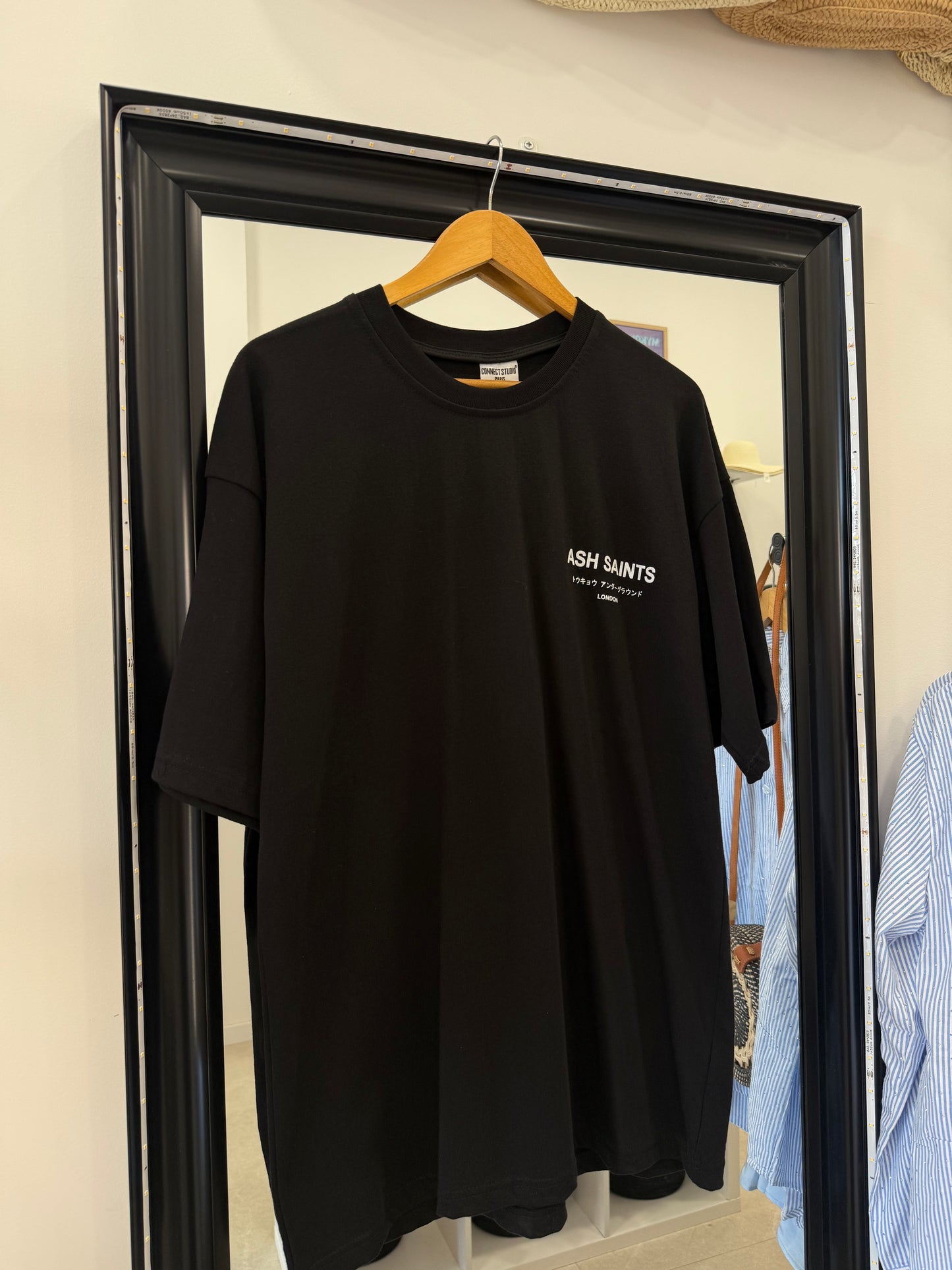 Tee shirt noir « ash saints »
