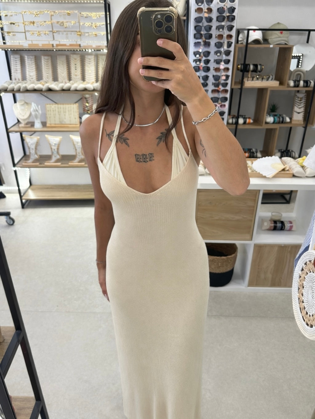 Robe de Plage beige