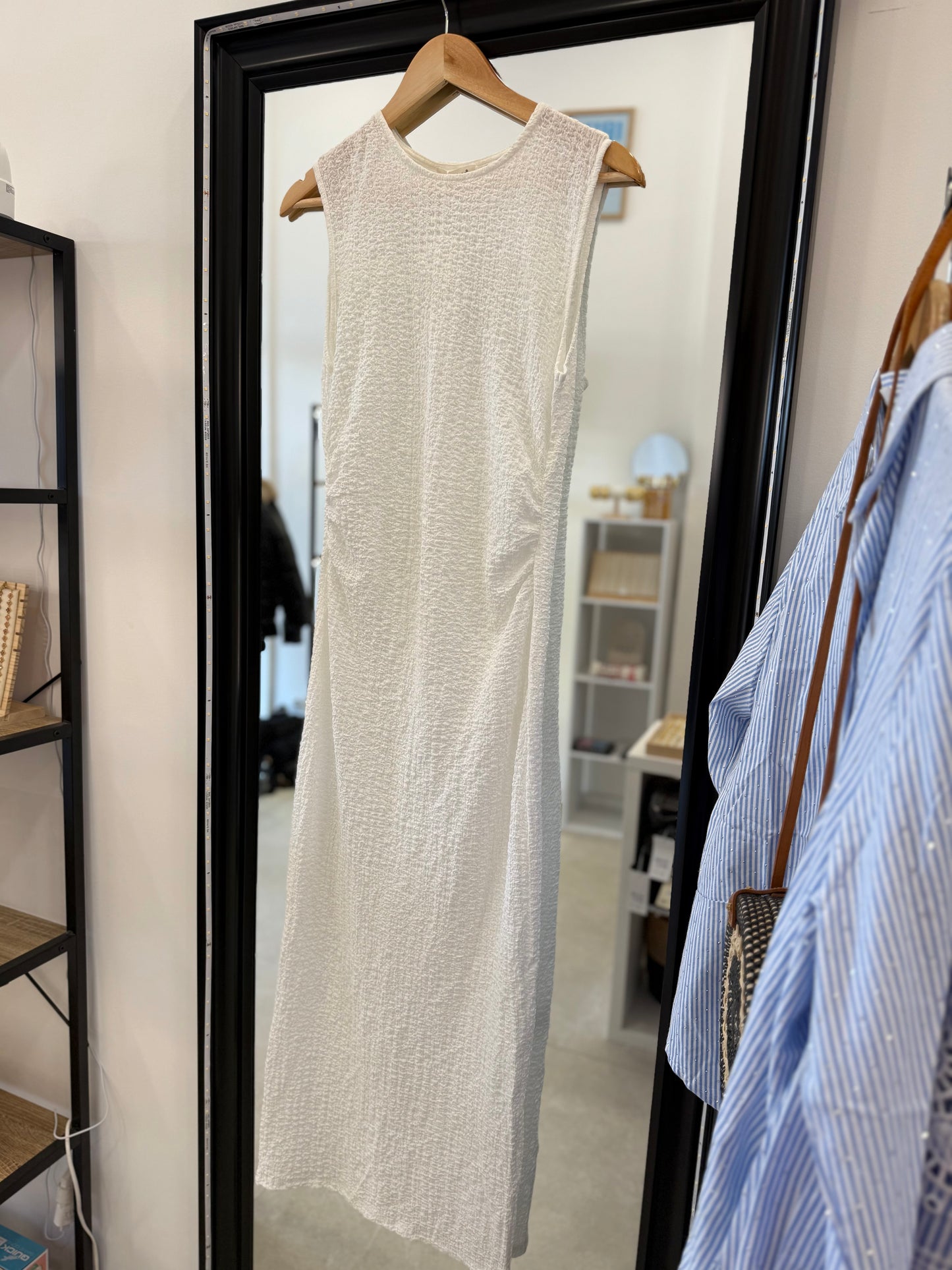 Robe moulante blanche