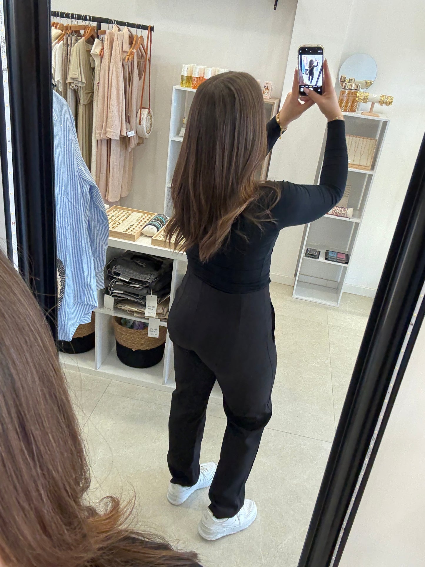 Pantalon cintré noir