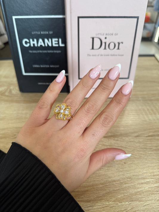 Bague « No Stress » dorée