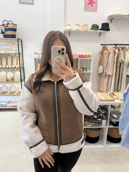 Veste Bombardier Marron