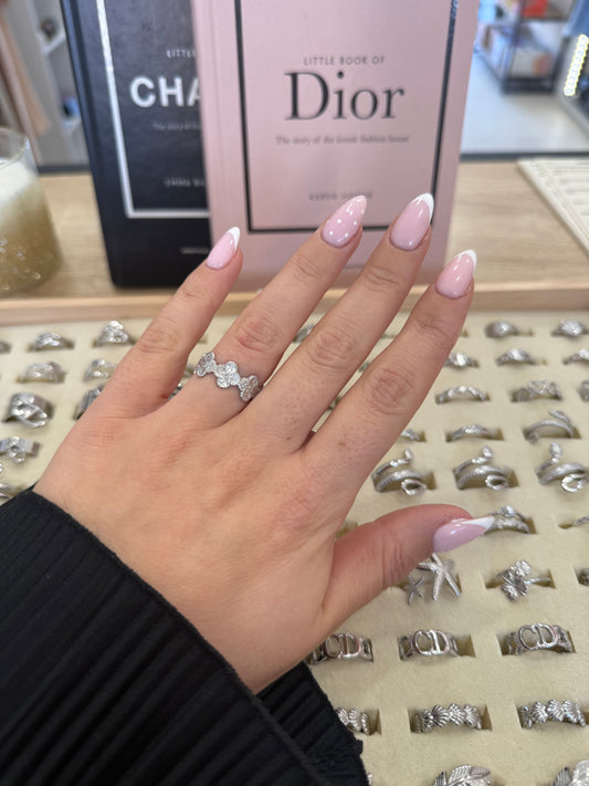 Bague « Helena » argentée