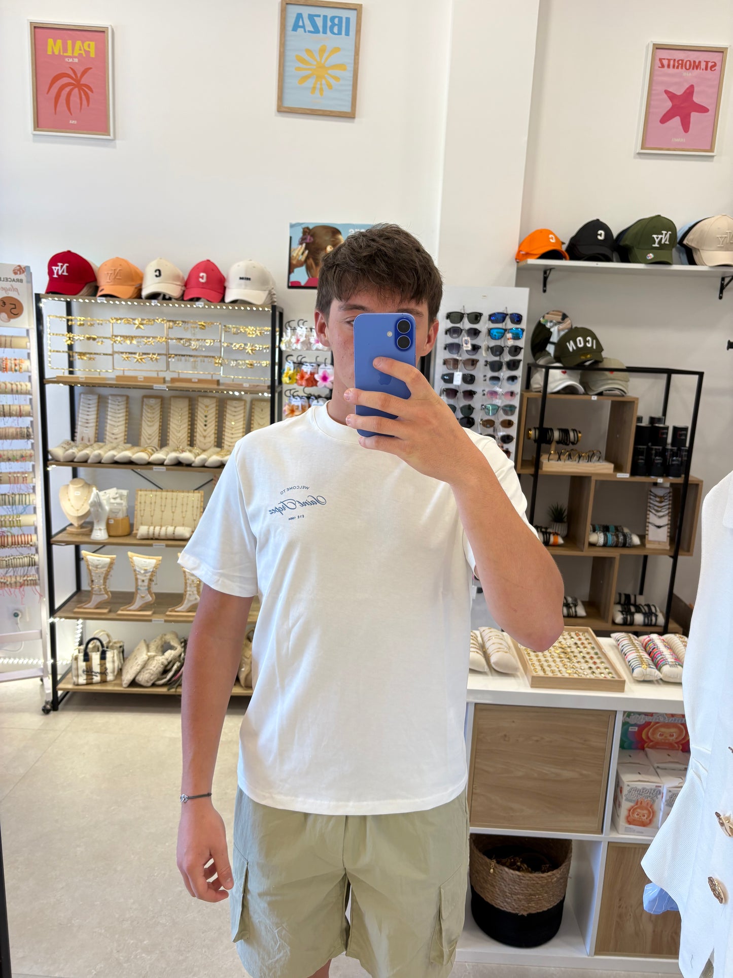 Tee shirt « Saint Tropez » blanc