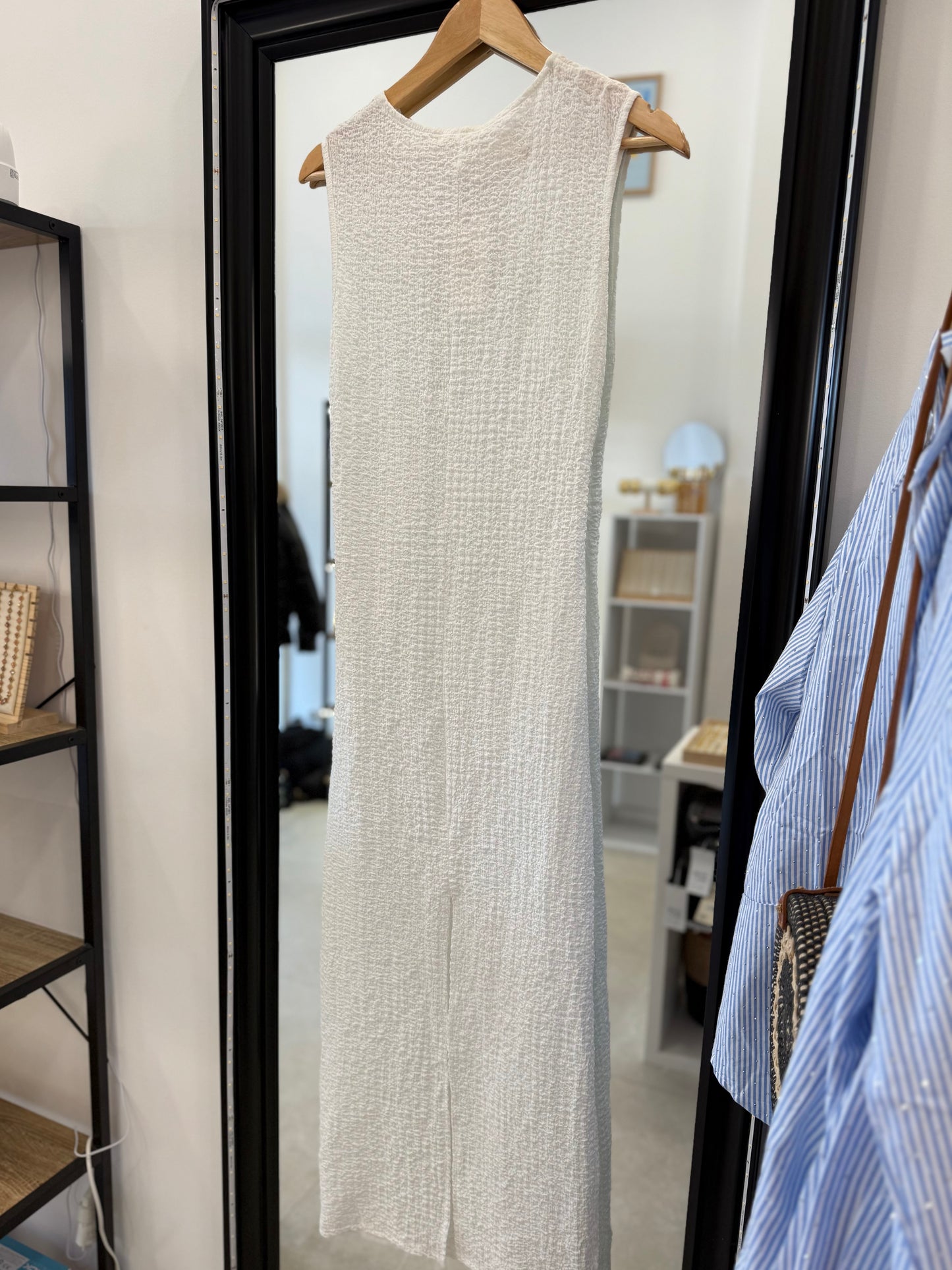 Robe moulante blanche